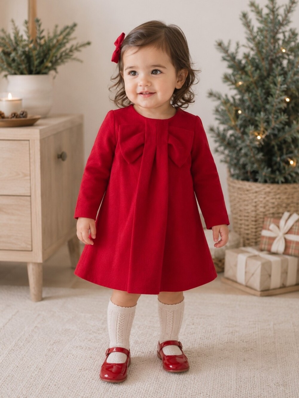 European EMC Dress With Bow | 24M